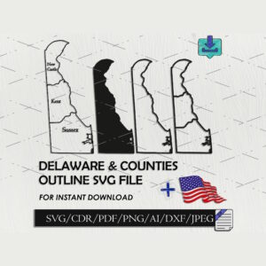Delaware map with counties svg 2