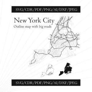 New York City map